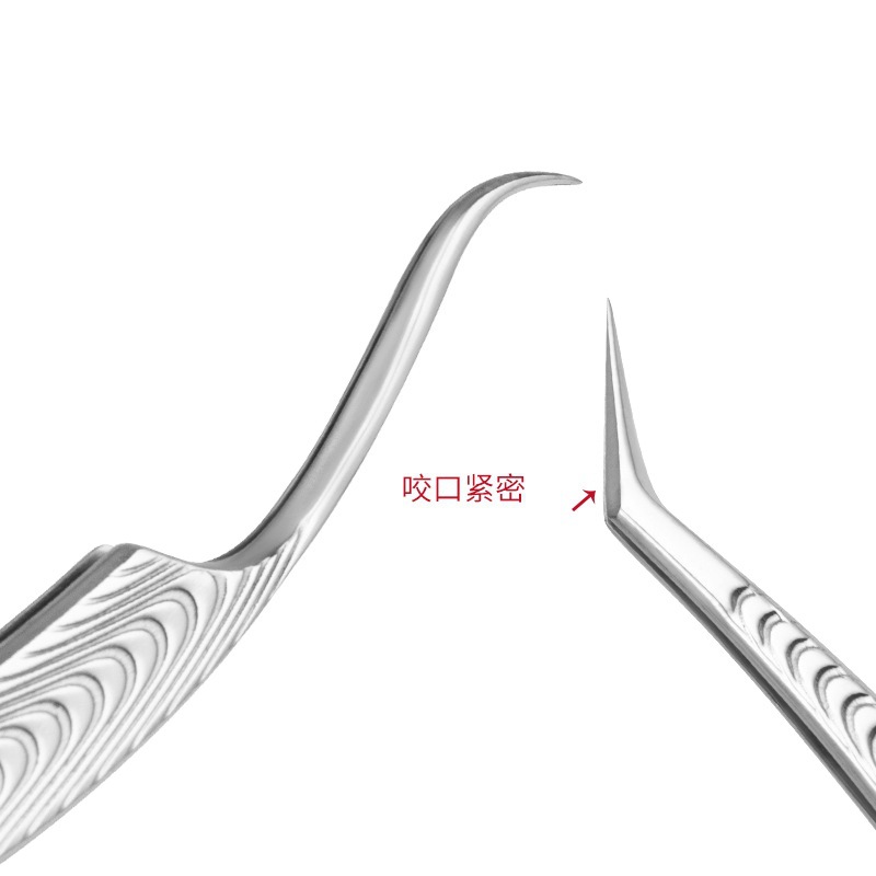 Directly Supplied from the Manufacturer, High-Precision Eyelash Extension Tweezers, Specialized Clips for Eyelash Technicians, Gold Feather Clips for Eyelash Planting, and Tweezers for Separating Lashes