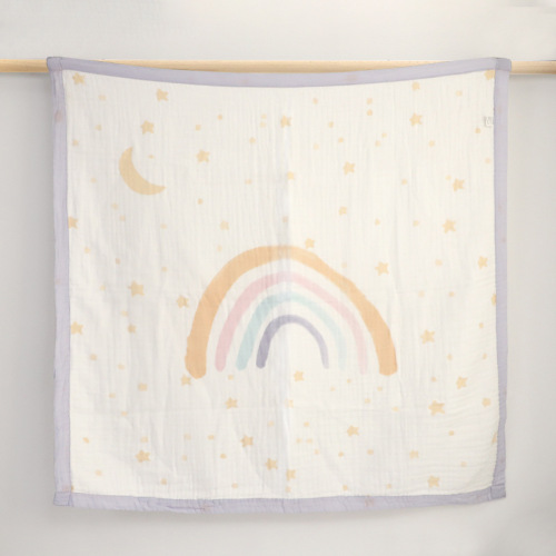 Baby gauze bath towel six-layer quilt baby baby quilt newborn baby blanket kindergarten lunch break quilt wrap