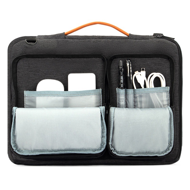 In Stock 14 15.6inch Laptop Bag Suitable for Notebook Computers, Large-Capacity Shoulder and Crossbody Bag for Commuting