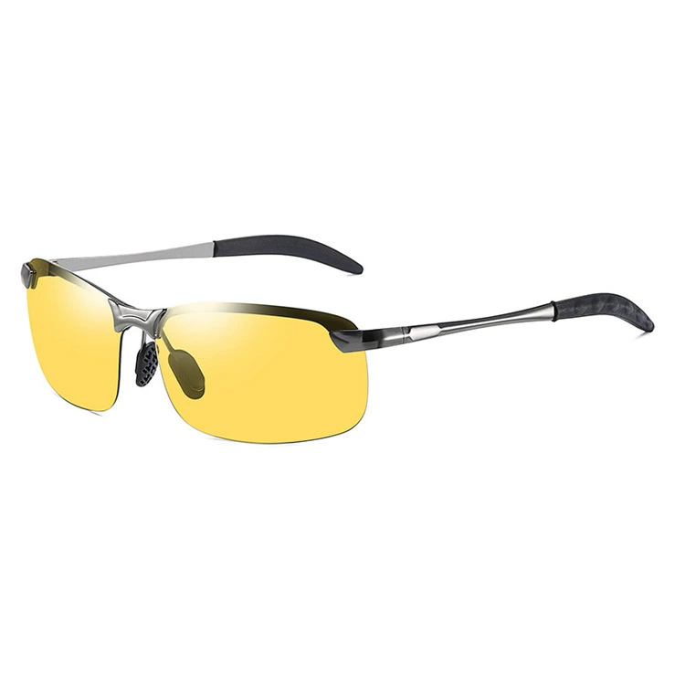 Driving day and night Monkey mosque 3043 Outdoor fishing men's polarized intelligent light sensitive metal discoloration sunglasses