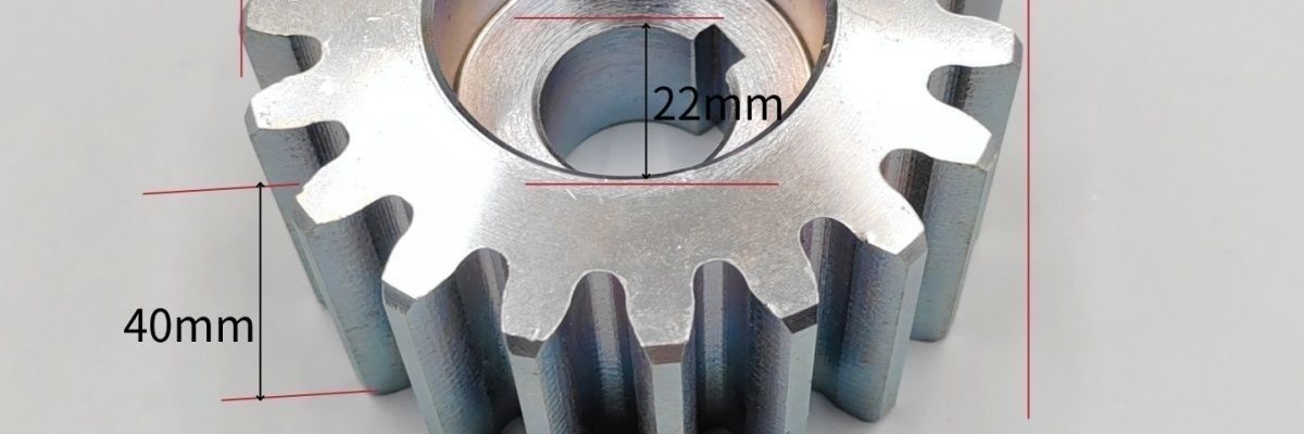 Motor gear 19, thickened iron door, sliding door integrated machine, electric accessories, door opener, widened rack, in stock