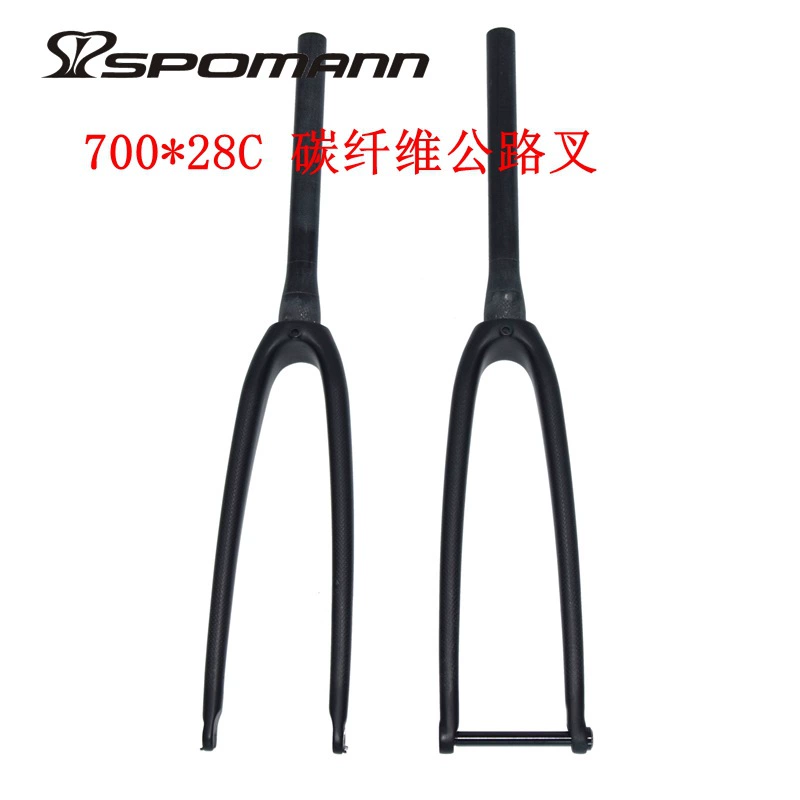 Трансграничные поставки углеродного волокна велосипед дорожный автомобиль передняя вилка 28C коническая трубка
