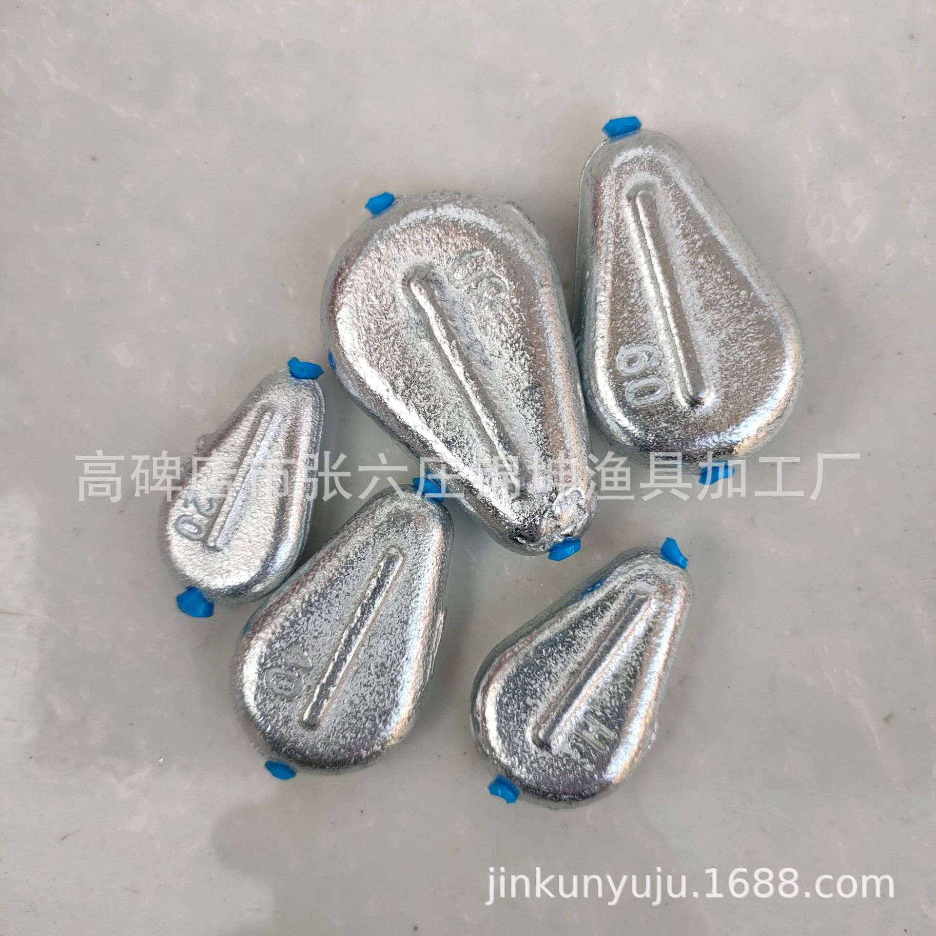 Olive-Shaped Plastic Core Hollow Iron Sinker That Doesn'T Damage the Line, Scale-Marked Iron Fishing Long-Cast Fishing Gear Accessories Wholesale, Chicken Heart-Shaped Iron Sinker