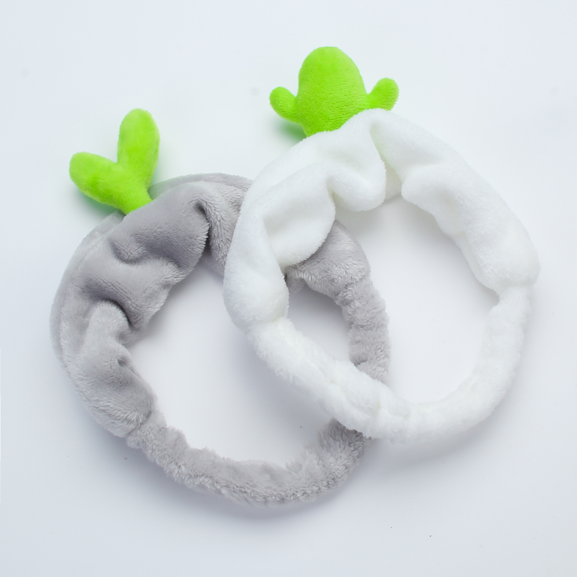 Estilo japonés y coreano cactus fresco brote de frijol plántulas banda para el cabello lavado facial banda para el cabello creativo Mori Girl Internet celebridad accesorios para el cabello simples