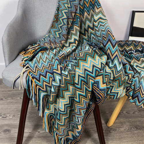 Bohemian Sofa Blanket Throw Blanket Summer Knitted Blanket Office Nap Blanket Air Conditioning Blanket Bed Blanket