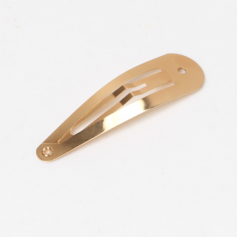 5.9CM water drop hanging gold plated with holes