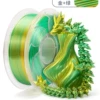 PLA silk two-color [bright gold + green 009] 250g