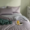 Elegant purple gray double color E