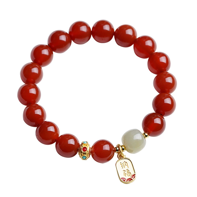 Органический имоксовый birthday charm, браслет из одной бусины, аксессуар