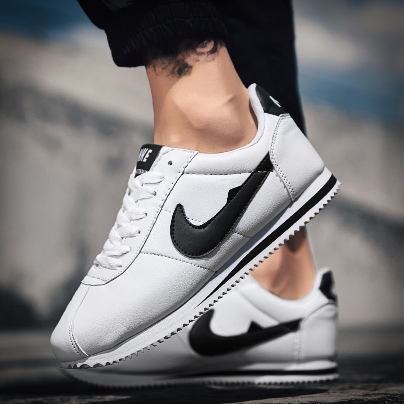 Aj cuatro estaciones nuevas parejas Gump zapatos hombres y mujeres zapatos blancos pequeños zapatos deportivos casuales zapatos de carrera Fuerza Aérea No. 1