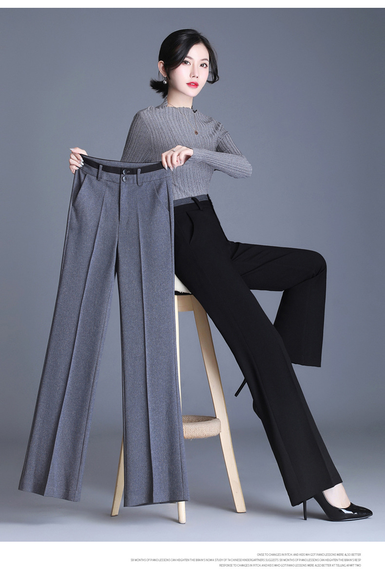 drape micro-la thin trousers  NSYY39268