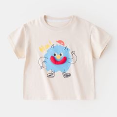 【Short Sleeve Collection】Dudu's Children's Summer T-shirts for Boys, Baby Short Sleeve Tops, Trendy