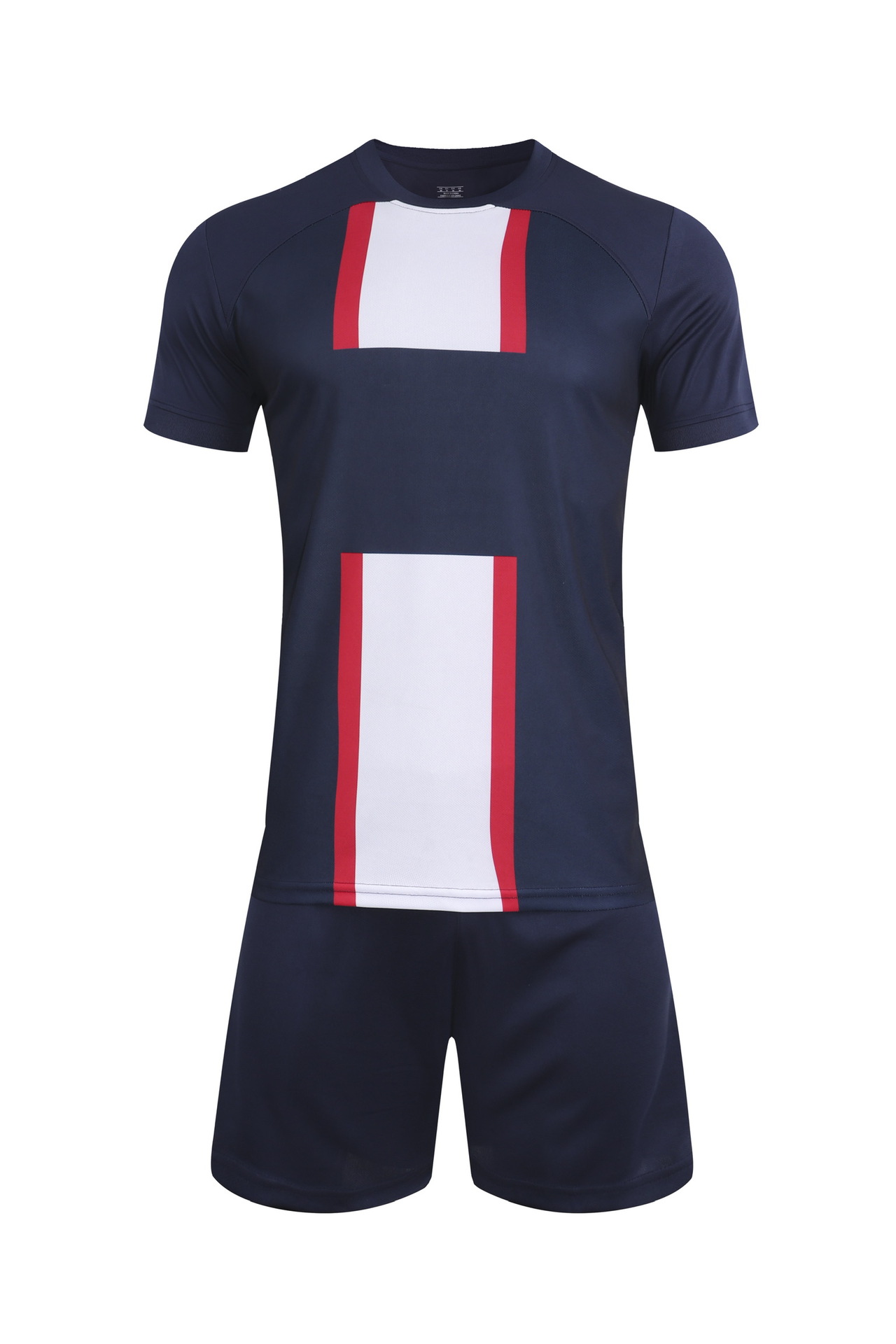 21-23 Nyt klubfodboldsæt Glat kortærmet træningstrøje til voksne og børn Gruppekøb_voghion.com