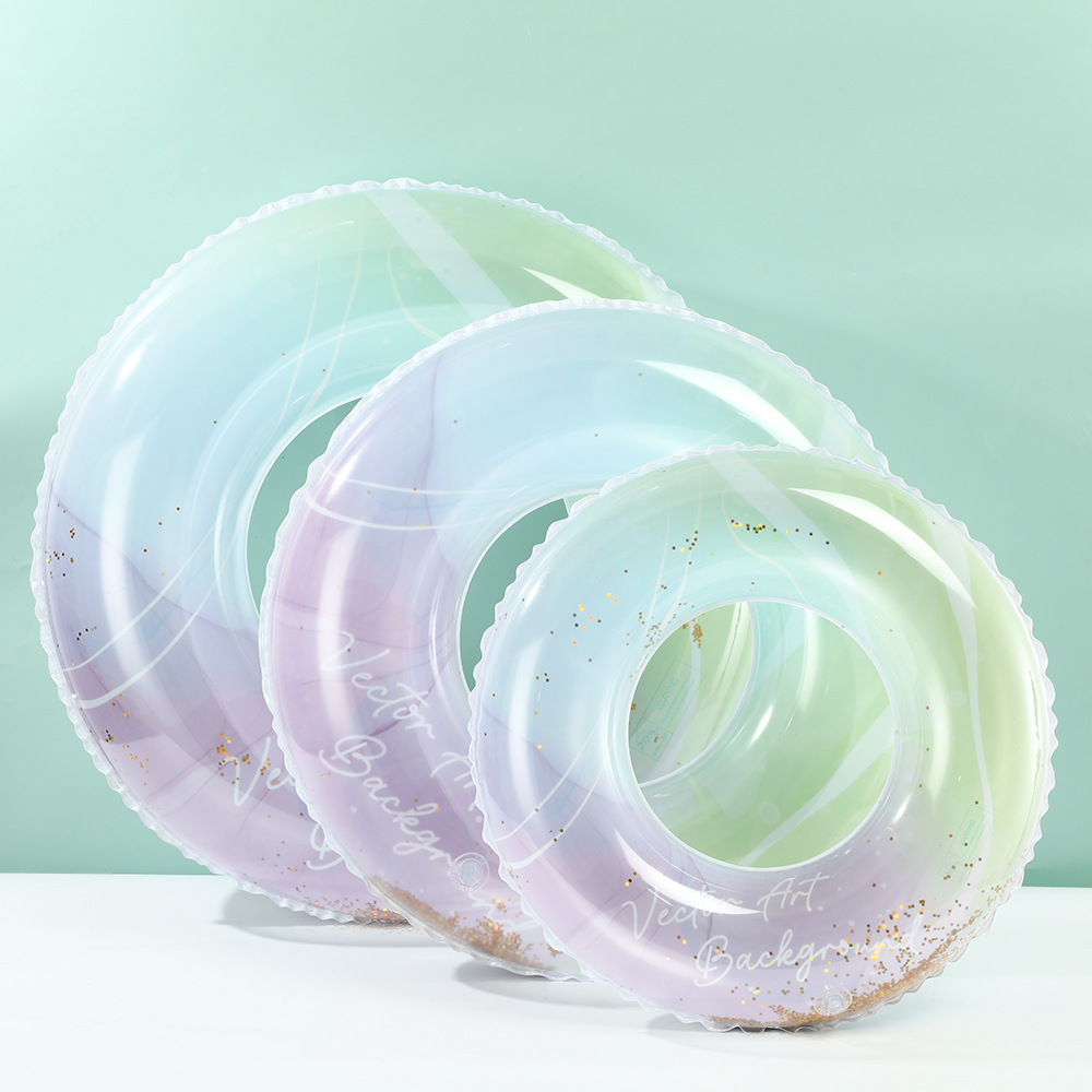 Inflatable swimming ring