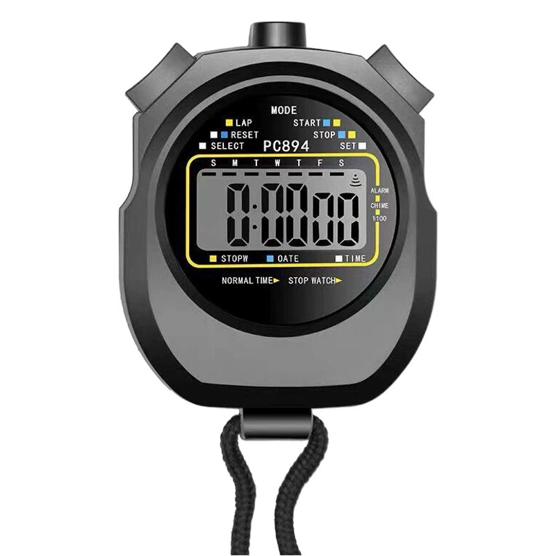 Электронный Секундомер Таймер студенческий Спорт Фитнес тренировки специальная беговая дорожка рефери секундомер PC894
