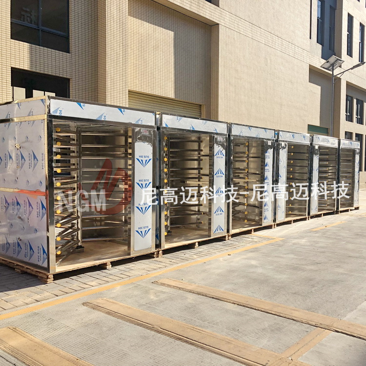 转闸人行通道门 体育馆旅游景区手动三翼旋转门 车站小区全高转闸