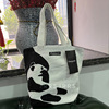 Classic cute shopping bag, linen bag, food bag