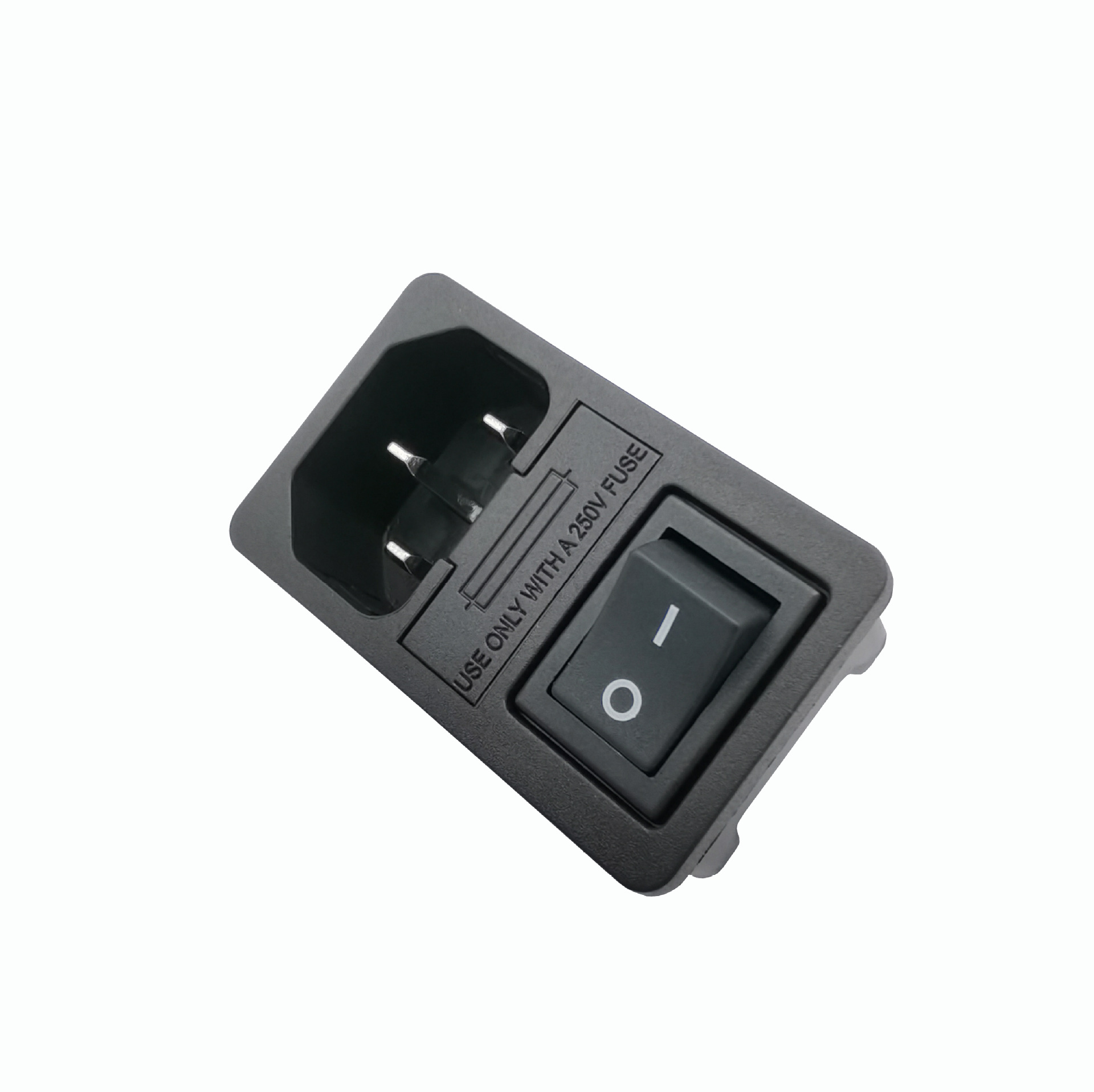 厂价批发三合一带开关插座ac电源保险丝品字卡式工业级