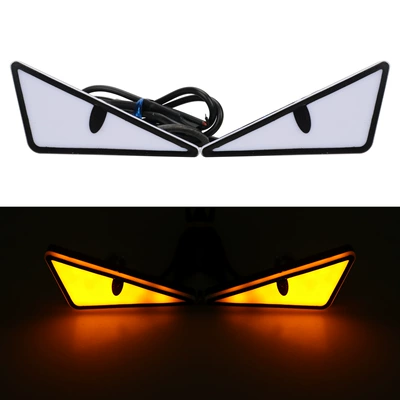 Other lights screw light triangle devil - triangular-lamp-amber-2-piecesset