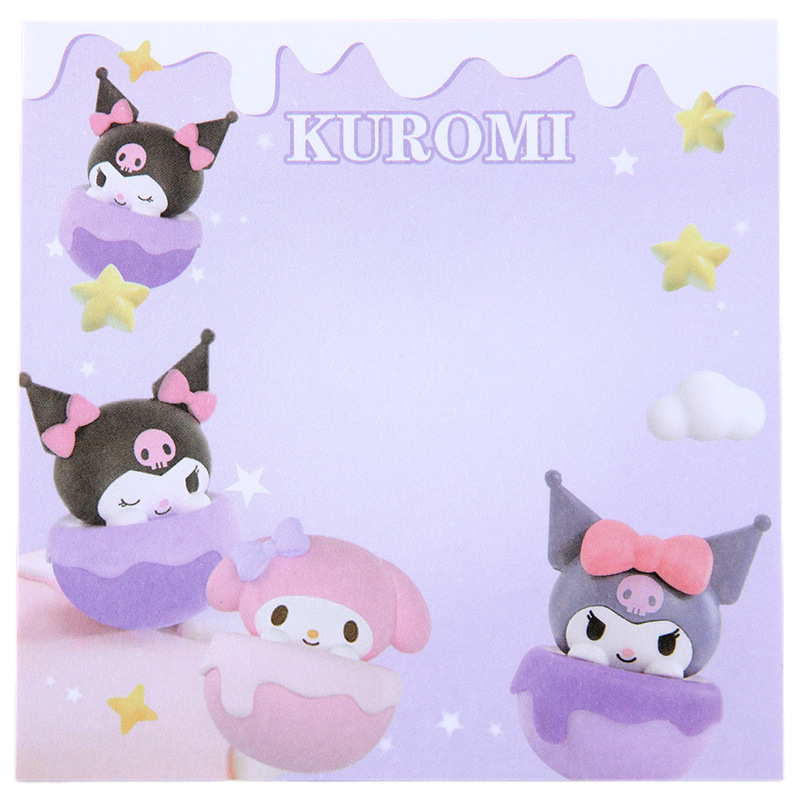 Pequeña niña adhesivamente pegajosa fuerte desgarrable estudiante decoración papel de notas del diario del estudiante cuaderno de mano