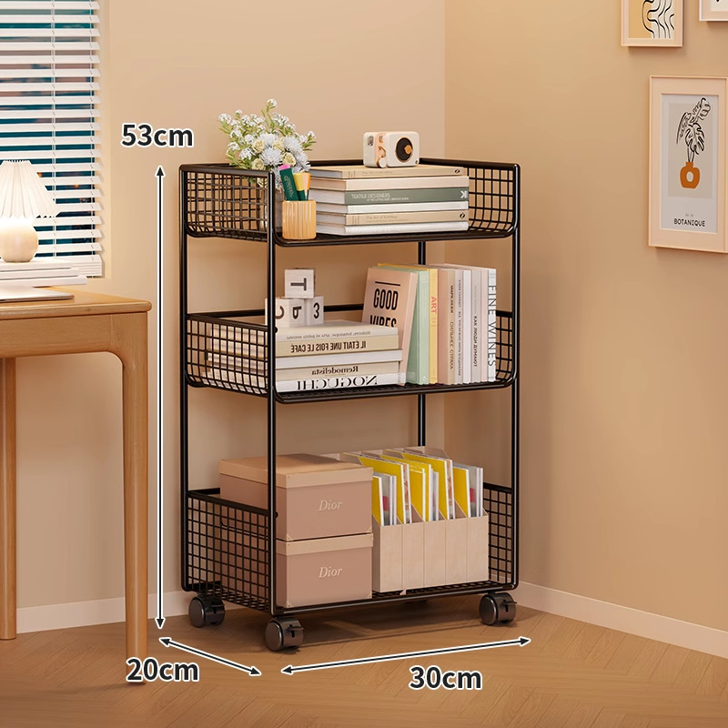 Estante Organizador Estrecho Multicapa, De piso para Baño