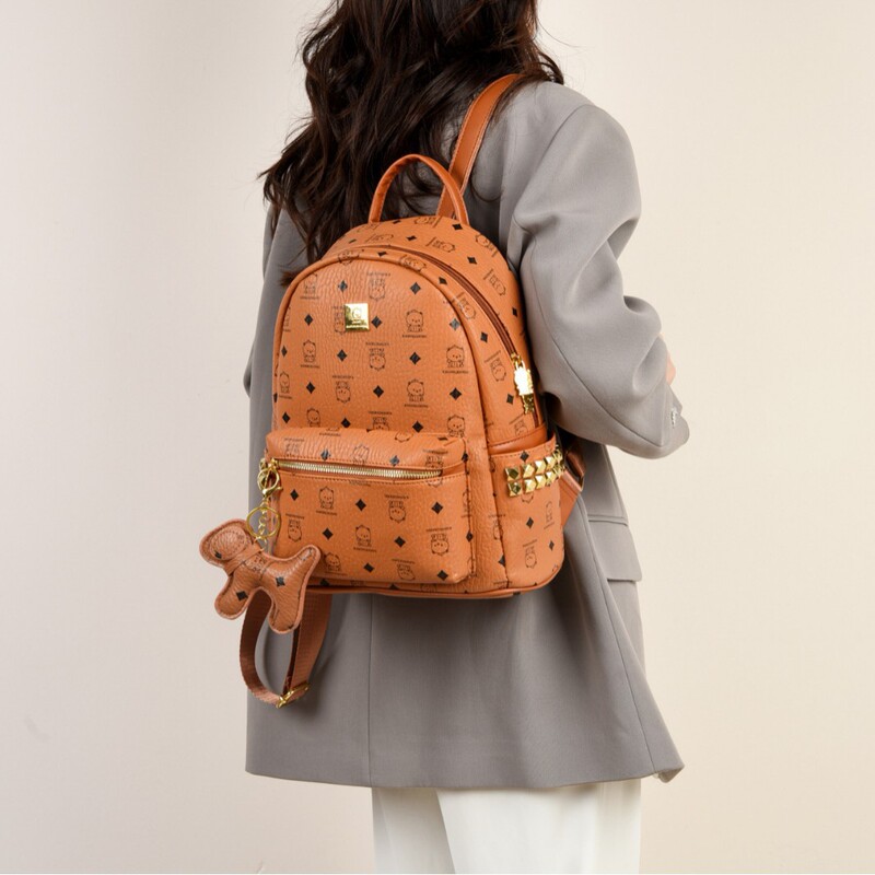 Weiden Paul Birthday Gift Cute Bear Commuter Large Capacity Backpack New Female College Student Backpack Schoolbag