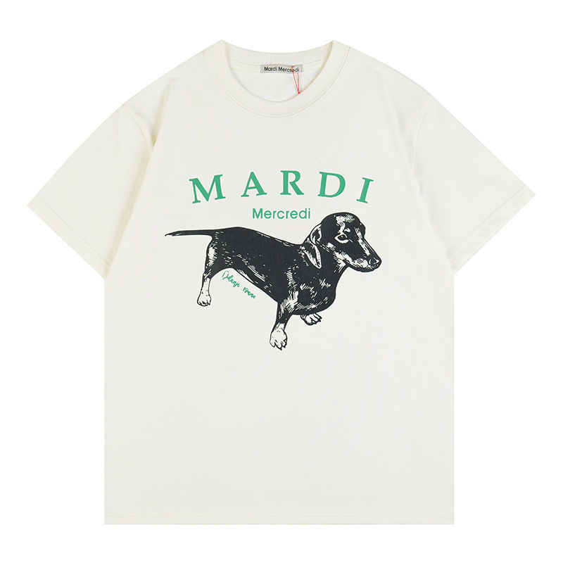 【カウンター品質】韓国マルディトレンドブランド半袖Tシャツリトルデイジードーマンプリントラウンドネックピュアコットンクロスボーダー|undefined