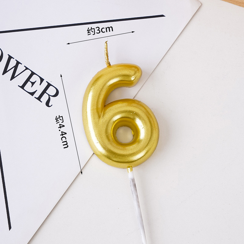 Una variedad de velas digitales transfronterizas, pastel de cumpleaños, oro, color dorado, color caramelo, corona de mariposa, vela digital