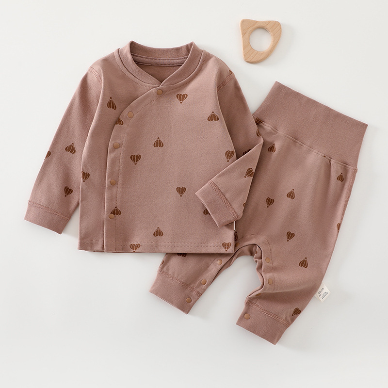新生児下着セット、秋服、長袖長ズボン、純綿ボトムス、秋服、長ズボン|undefined