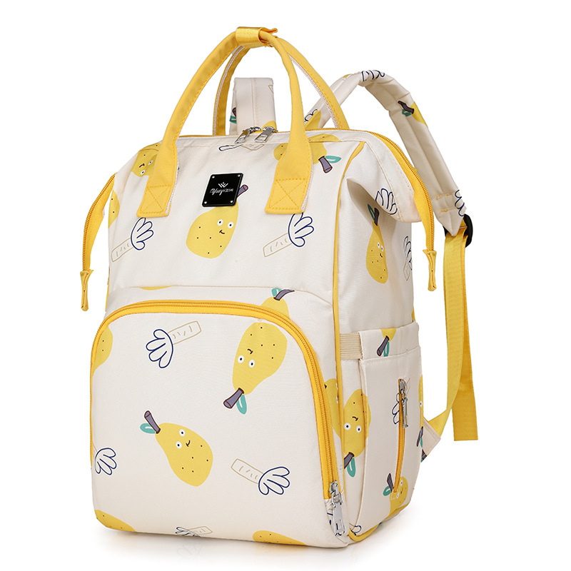 Mom Bag, baby bag, large-capacity, lightweight and fashionable for going out, new multi-functional double-shoulder mom bag Specification drawing