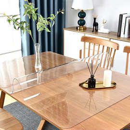 PVC透明桌布批发防水防油餐桌垫家用隔热免洗书桌垫软玻璃水晶板