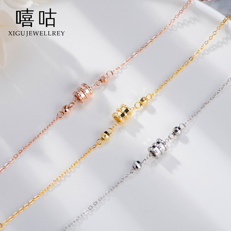 嘻咕H0012小蛮腰手链ins设计感S925银手链女气质简约小清新