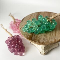 现货透明水晶葡萄香皂 网红葡萄造型洗手葡萄串手工皂仿真精油皂