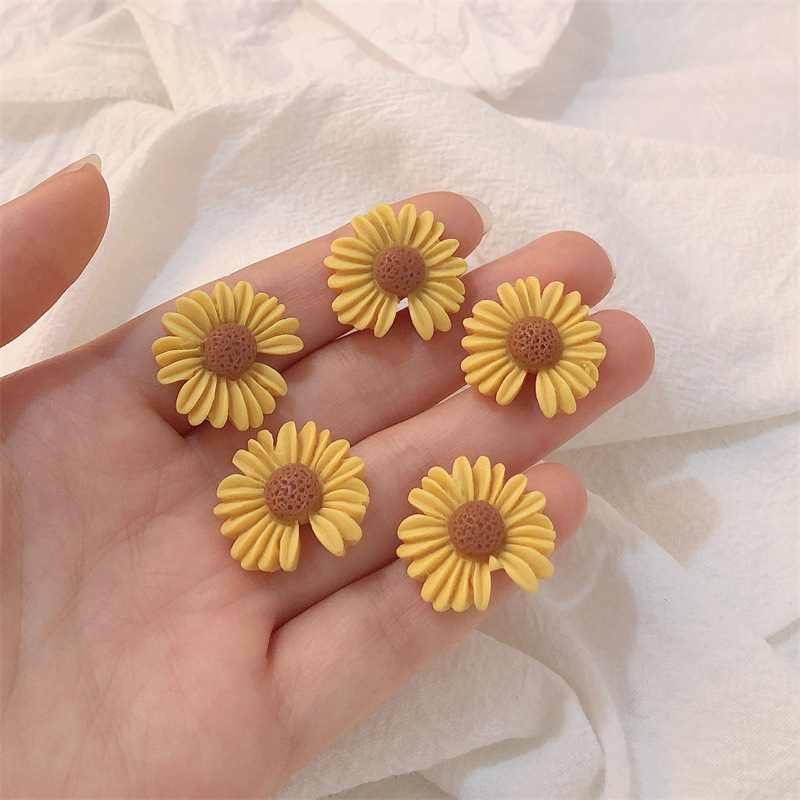 Xiaozou crisantemo resina horquilla accesorios teléfono móvil Shell diadema material caja de almacenamiento taza agua pegatinas DIY joyería