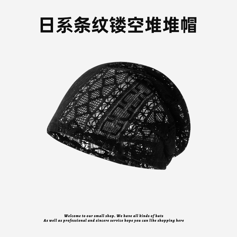 秋冬の新型の帽子の女性のファッションの積み重ねの帽子は顔の小さい百合の純色の月子の帽子のメリヤスの頭の帽子の卸売りを見せます。|undefined