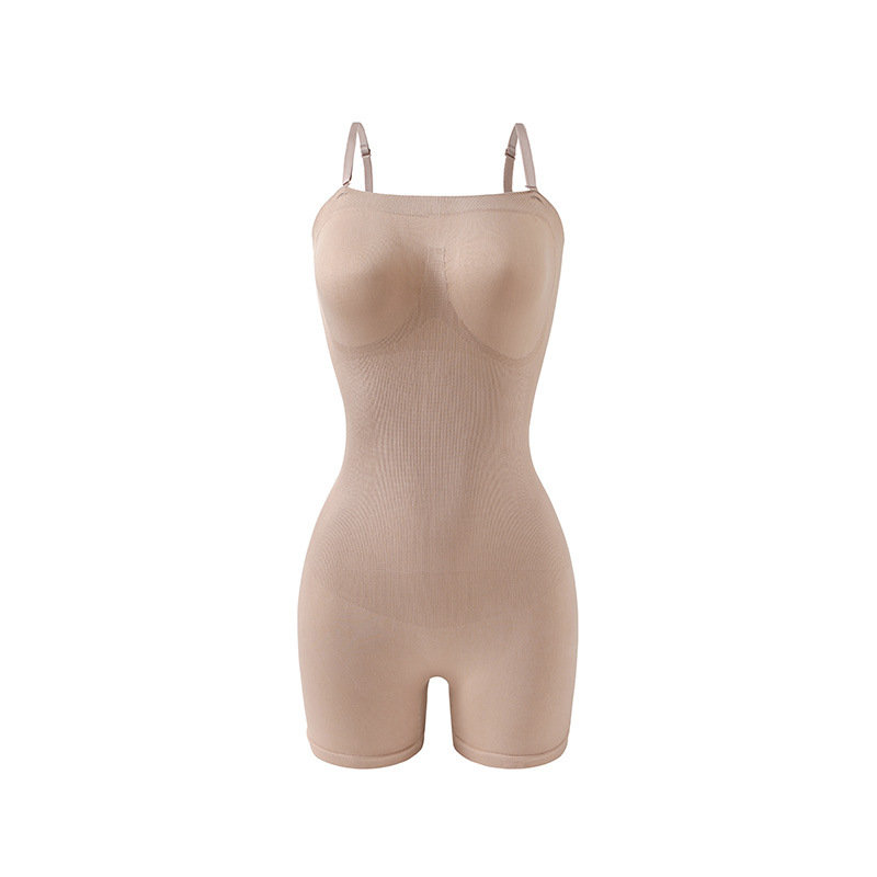 Body Moldeador Strapless con Tirantes de Nylon Sin Marcas Control de Abdomen