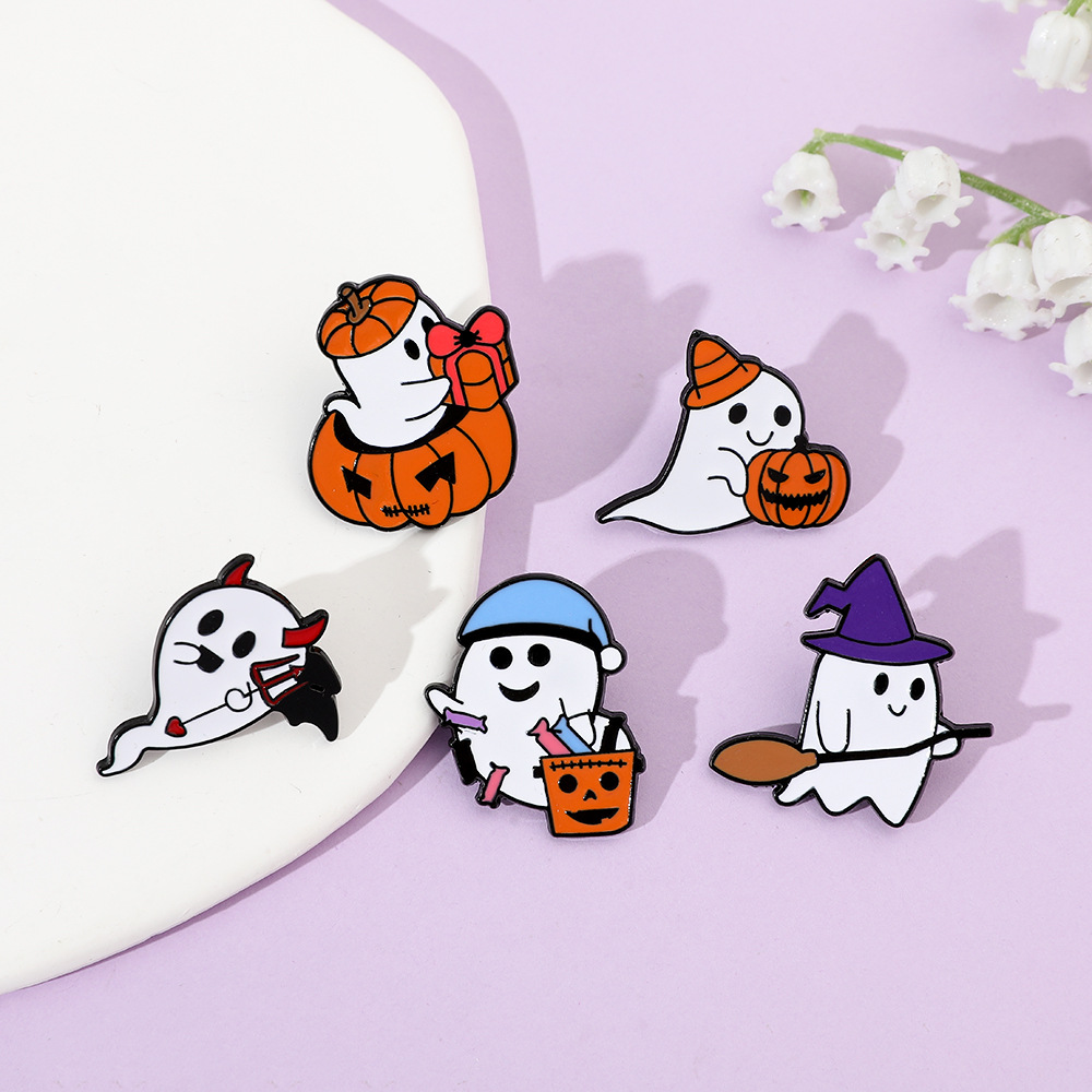 Cute Cartoon Alloy Enamel Unisex Brooches display picture 2