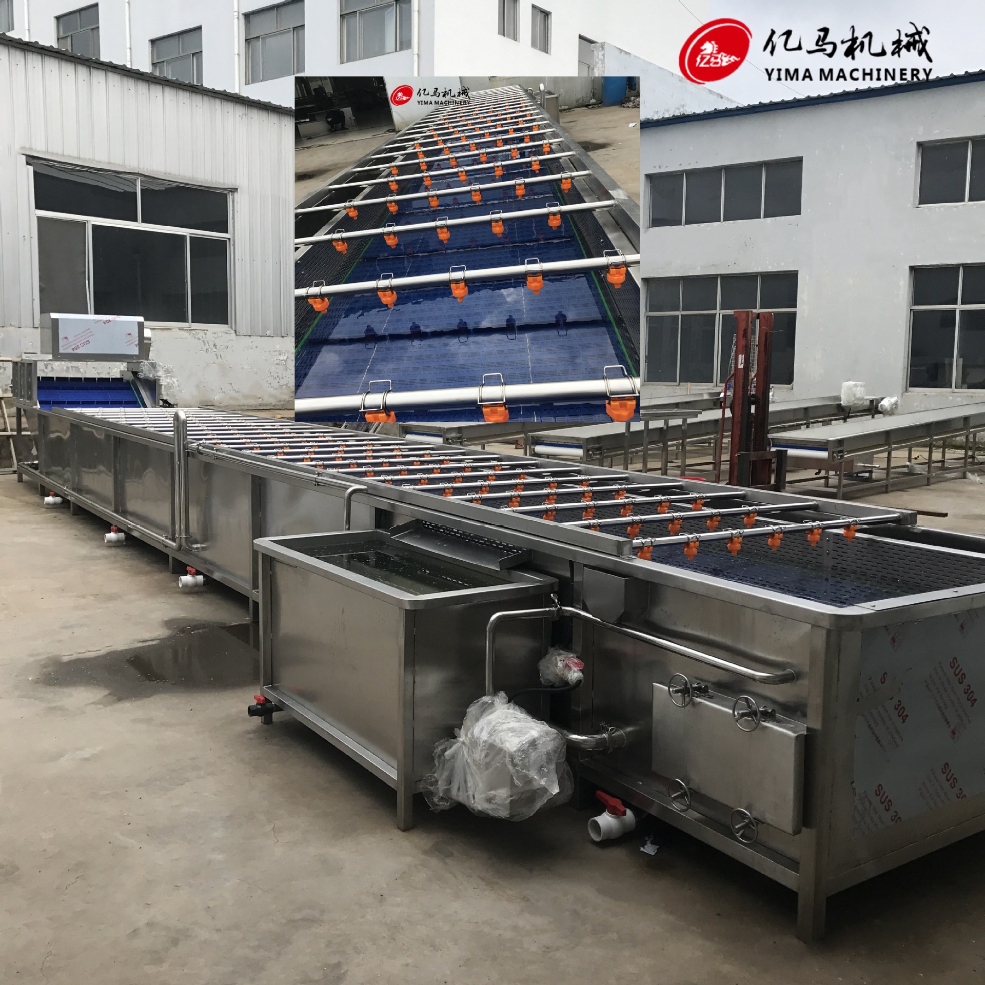 草莓气泡清洗机 麻辣小龙虾清洗机价格 蘑菇全自动清洗设备厂家