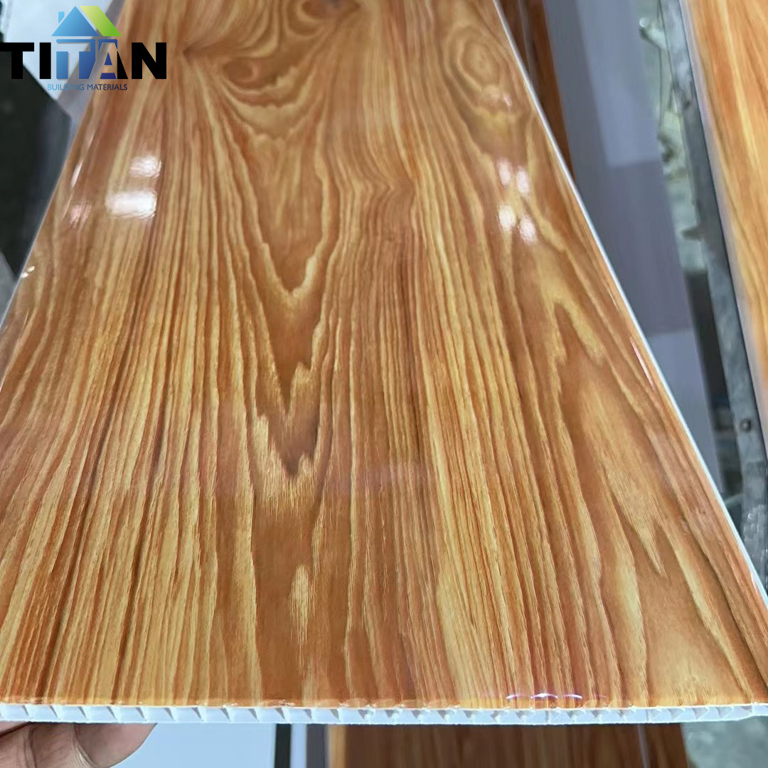 200*7mm refuerzo de plástico impermeable decoración PVC tablero de pared integrado tablero de demolición comercio exterior refuerzo de acero plástico techo cei