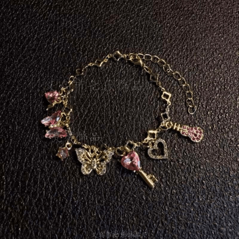 Old-Fashioned Newvintage Butterfly Violin Bracelet Brand New