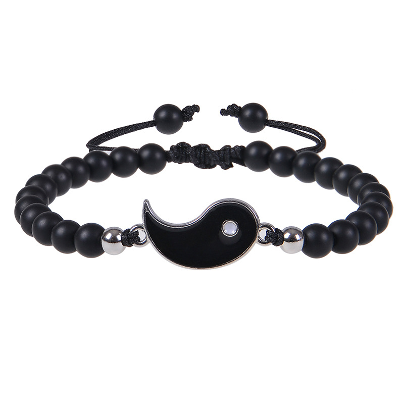 Men's Gender Fashion Round Natural Stone Turquoise Men's Bracelets Men Beaded Bracelets