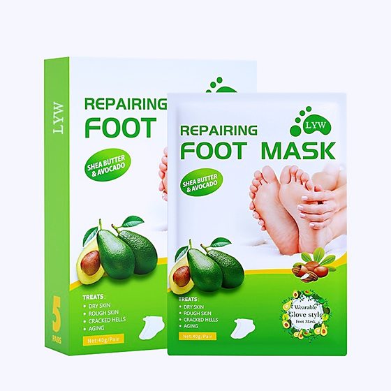 Cross-border dedicated lavender foot mask exfoliating exfoliating dead skin thick cocoon milk nicotinamide hand mask factory wholesale customization