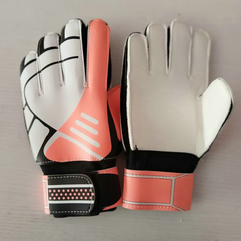 Guantes de portero de fútbol para niños y adultos, estudiantes de primaria, con protección para los dedos, guantes de portero de látex antideslizantes para entrenamiento para niños.