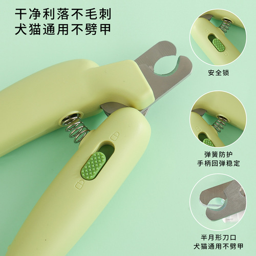 Cat Nail Trimmer for Dogs, Pet-Specific Banana Nail Cutter Magic Nail Scissors, No Bleeding, Rabbit and Small Dog