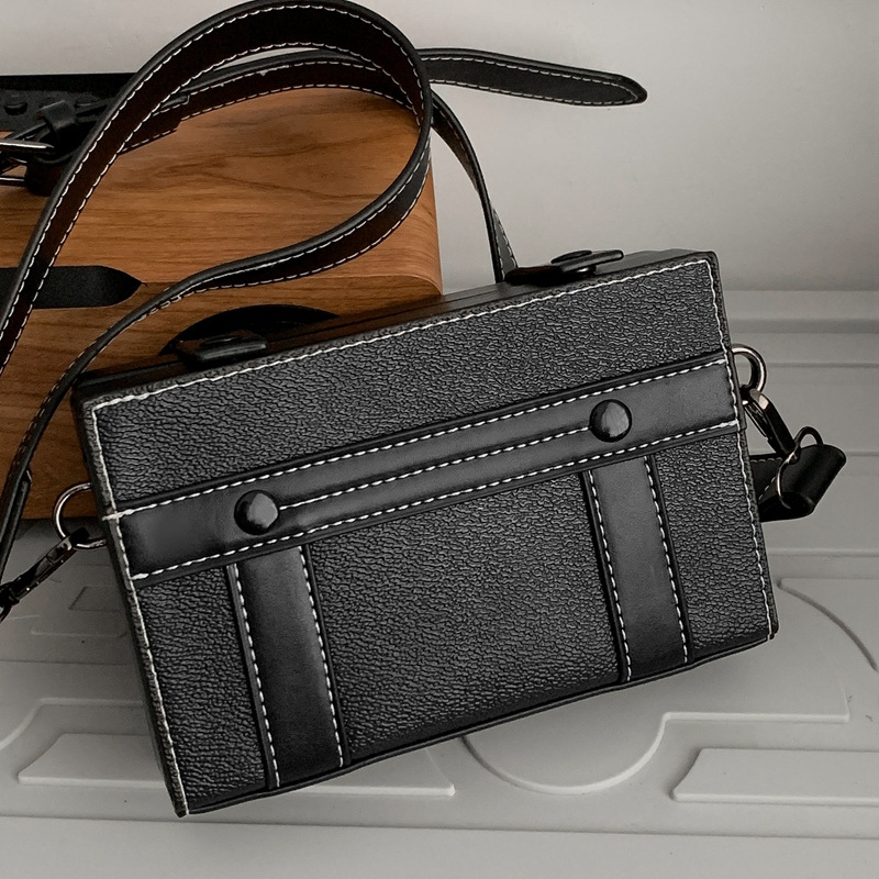 Box Bag Men's New Trendy Cool Small Square Bag Fashionable Casual Styling Bag Personalized Trendy Brand Mobile Phone Crossbody Bag_voghion.com