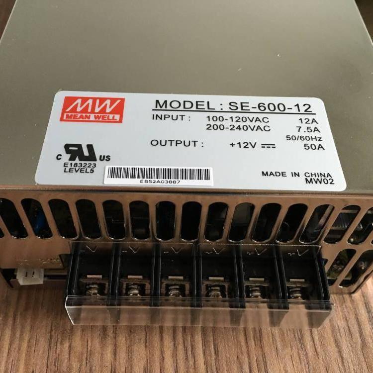 SDR-480P-24明纬480W24V20A可并联导轨开关电源工业用PFC