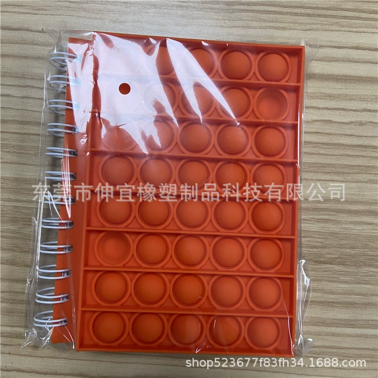 New pop notebook small silicone cover notebook decompression bubble notepad interesting science and education stationery