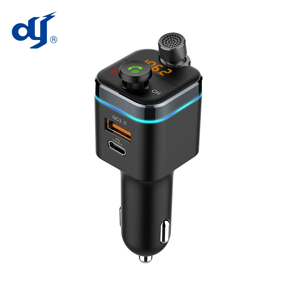 Bluetooth 5,0 автомобильный комплект громкой связи MP3 стерео плеер Автомобильный FM-передатчик