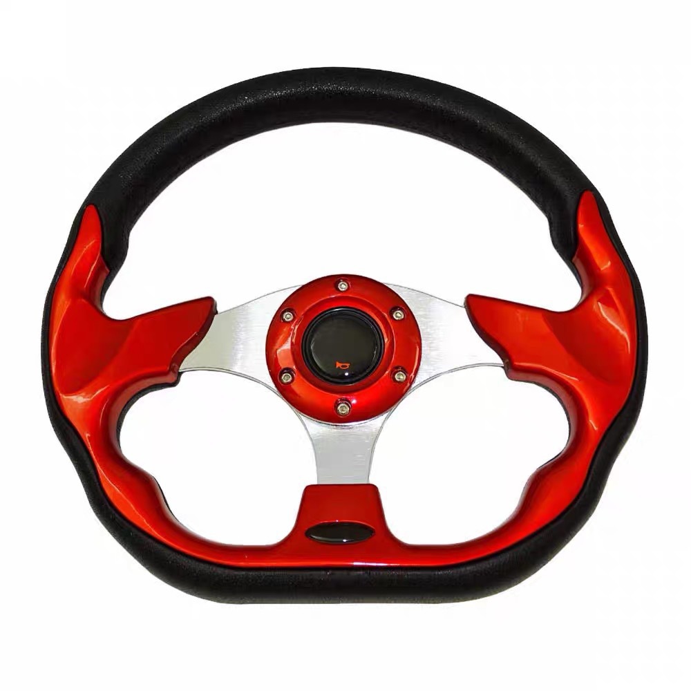 Factory direct sales of car modification steering wheels, racing-style PU steering wheels 13inch racing steering wheels in multiple colors