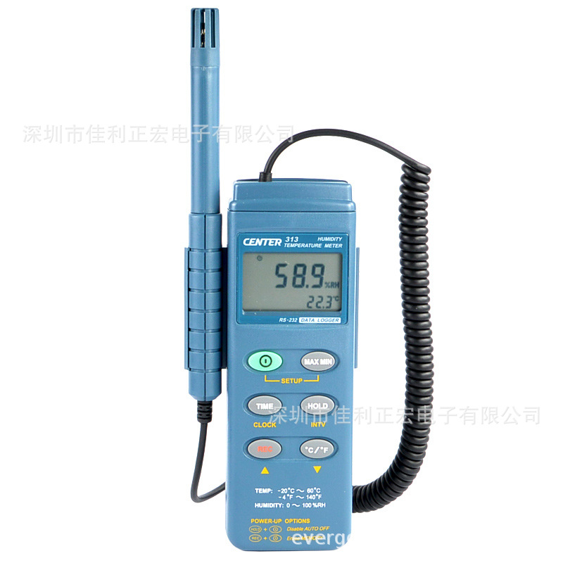 群特温湿度记录仪 CENTER-313